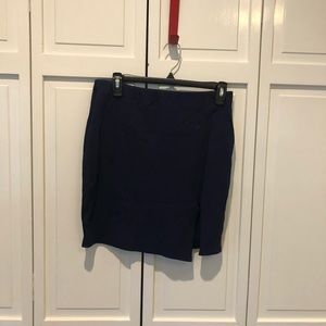 Navy mini skirt